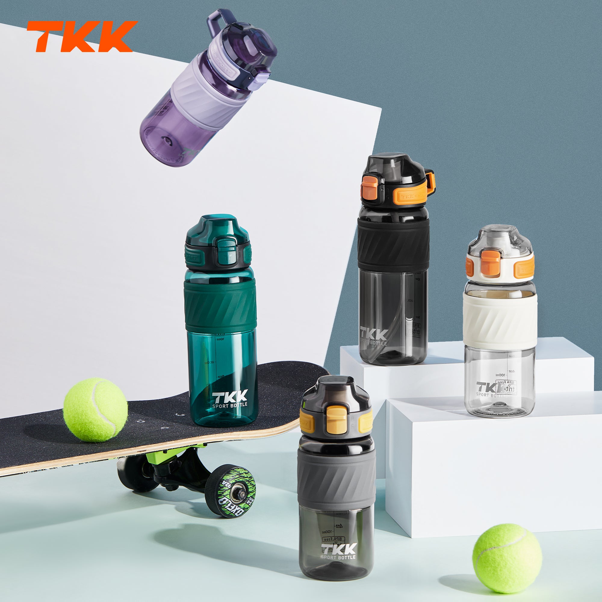 TKK Bouteille d’eau 600ml en Tritan sans BPA