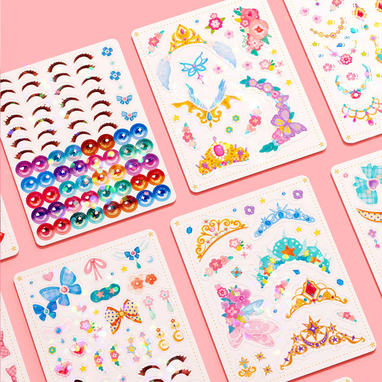 Mideer Coffret de Jeu d’Habillage 3-en-1 : Maquillage Fantaisie Princesse