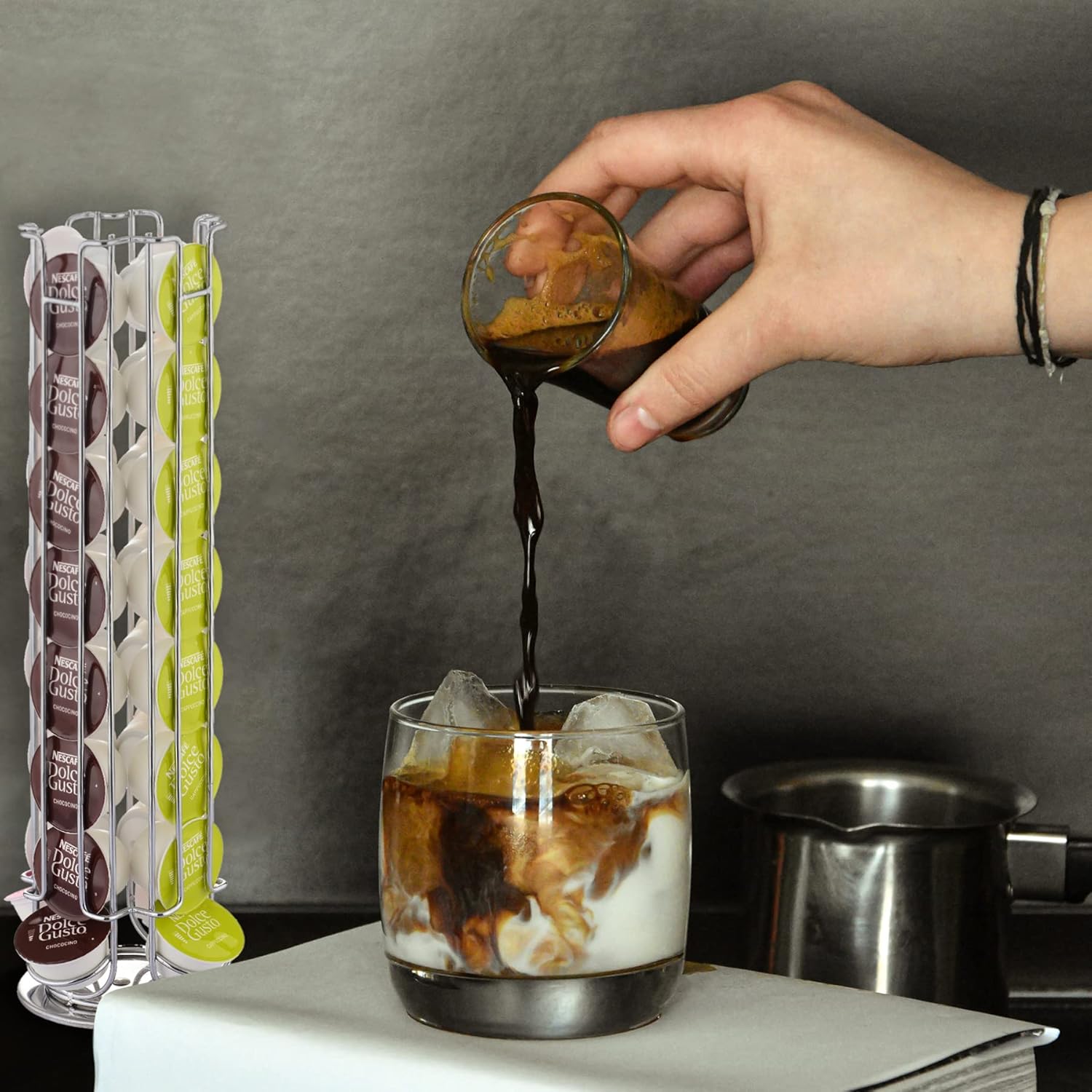 Porte Capsules Café pour Dolce Gusto: Capacité 32 Capsules