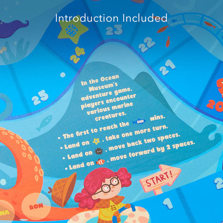 Mideer Livre de Jeux de Société Portable 6-en-1 : Aventures au Musée