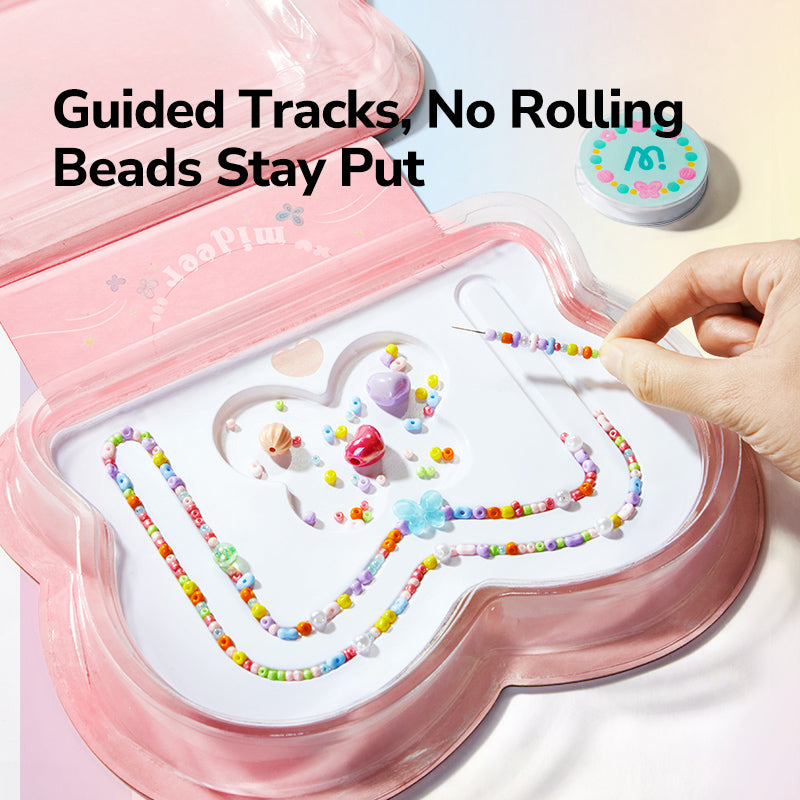 Mideer Coffret Créatif de Bijoux en Perles : Aventure au Jardin