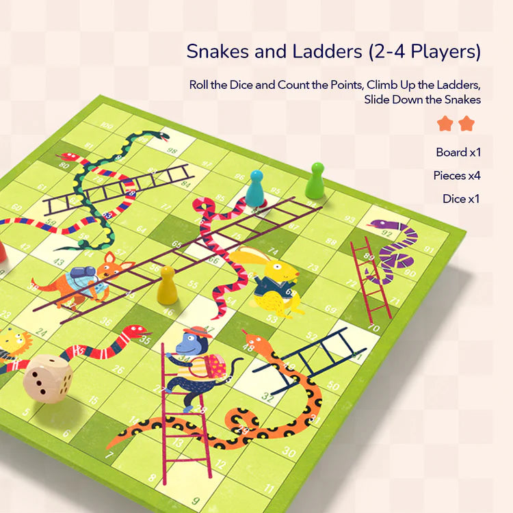 Mideer Jeux Classiques 32 en 1