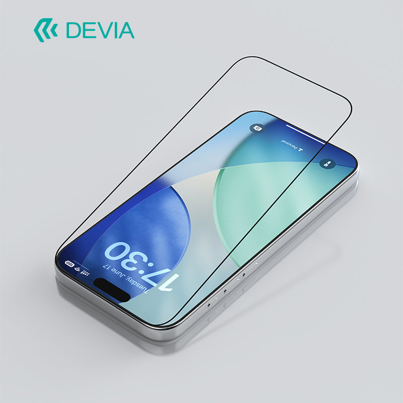 Devia Star Series Verre trempé HD plein écran pour iPhone 17