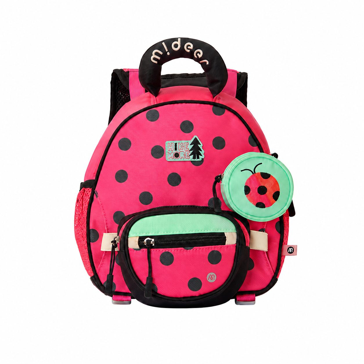 Mideer Backpack, Sac à dos enfant : Petite Coccinelle Rose