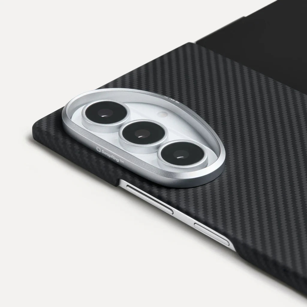 PITAKA Coque Edge pour Samsung Galaxy Z Fold8 Ultra 600D Black/Grey (Twill)