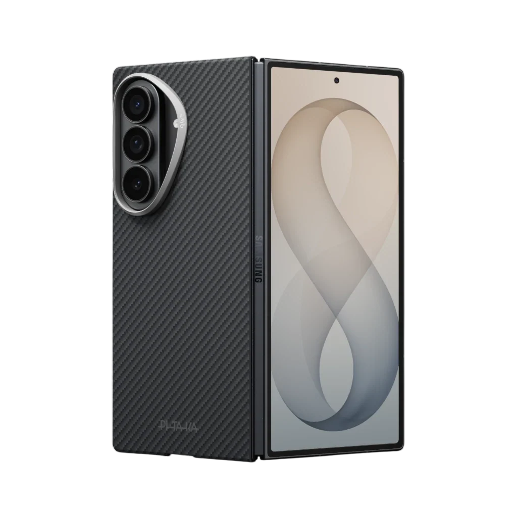 PITAKA Coque Edge pour Samsung Galaxy Z Fold8 Ultra 600D Black/Grey (Twill)