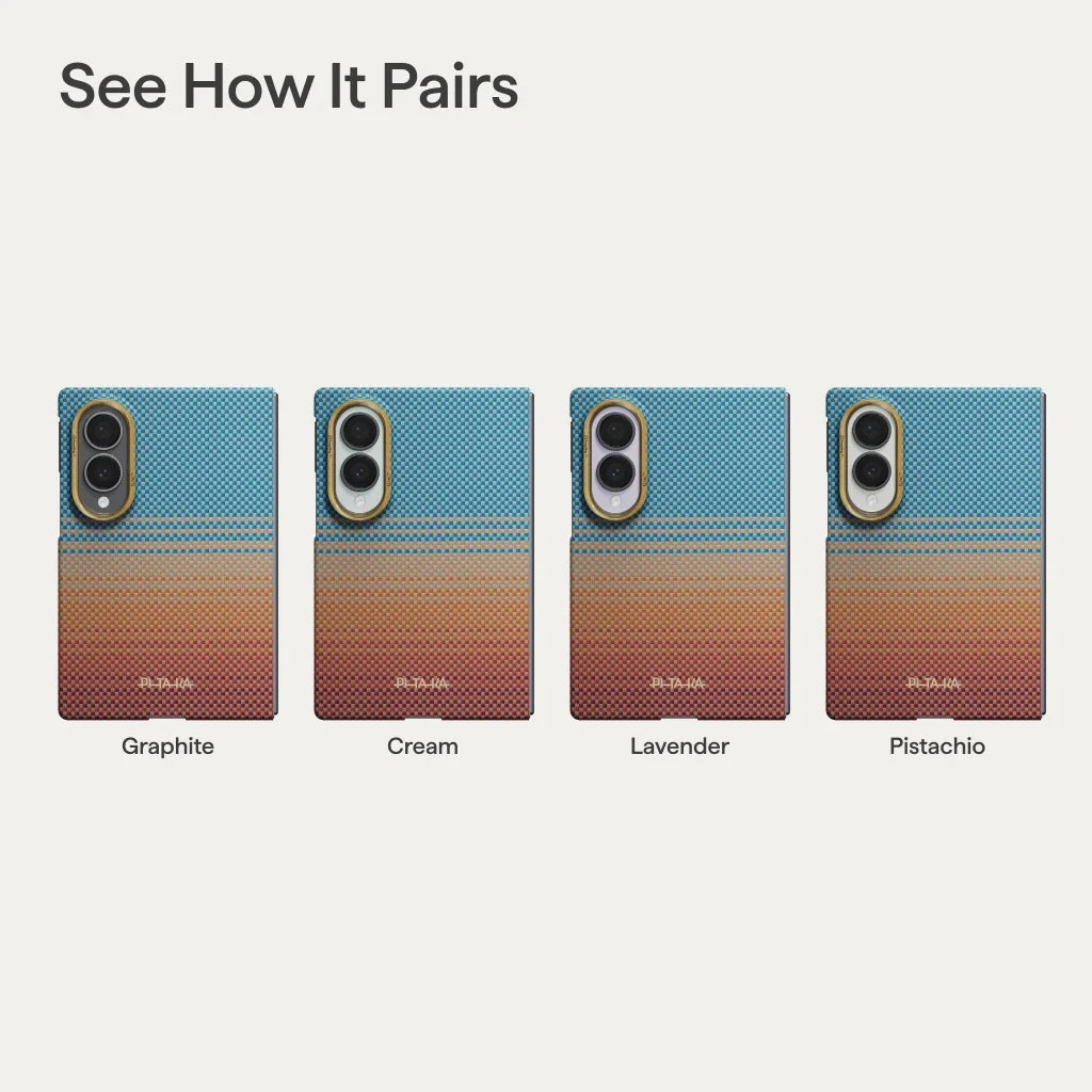 PITAKA Coque Edge pour Samsung Galaxy Z Fold8 California Dream-01