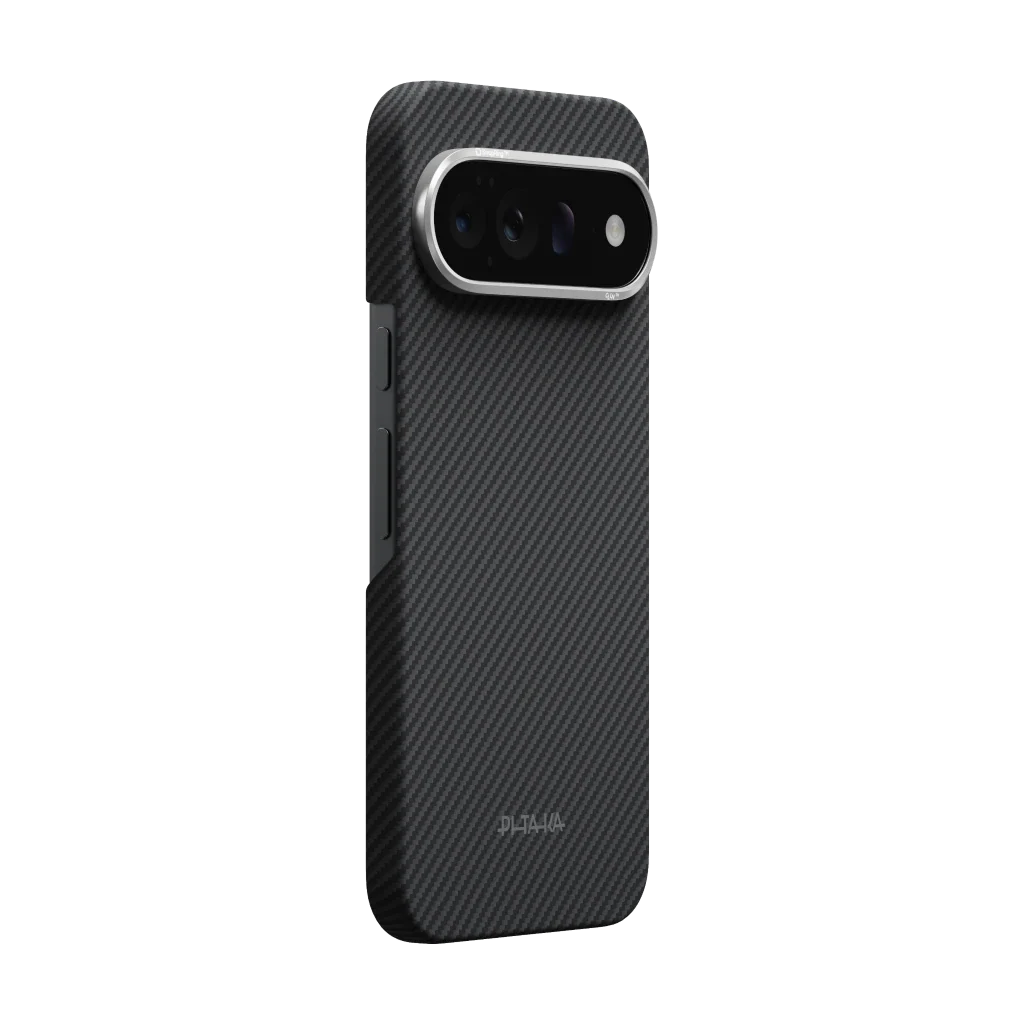 PITAKA Coque Edge pour Samsung Google Pixel 11 Pro 600D Black/Grey (Twill)