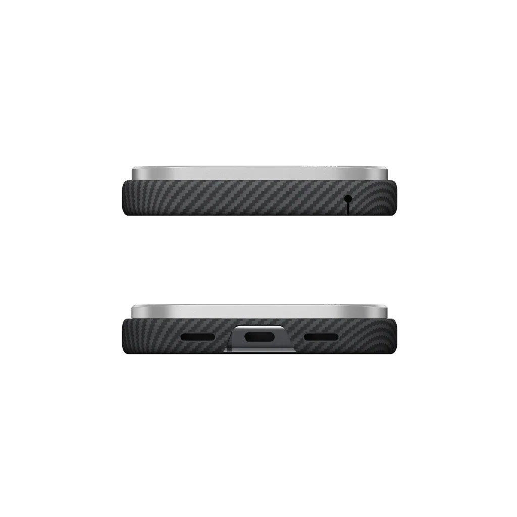 PITAKA Coque Edge pour Samsung Google Pixel 11 Pro 600D Black/Grey (Twill)