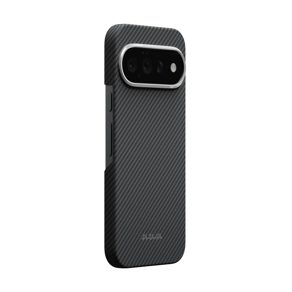 PITAKA Coque Edge pour Samsung Google Pixel 11 600D Black/Grey (Twill)