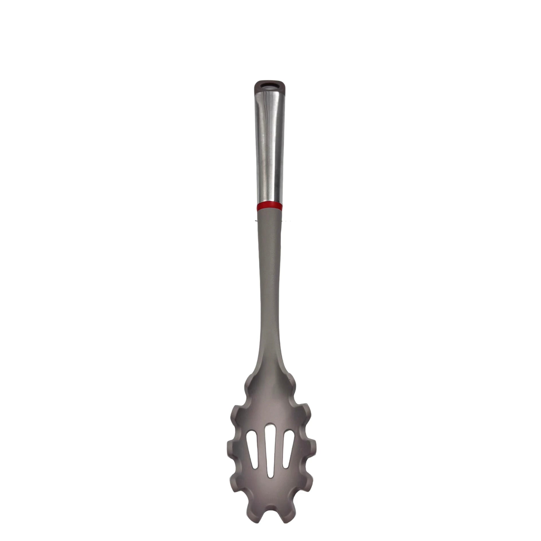 Set d’Ustensiles de Cuisine 6 Pièces en Silicone, Outils de Cuisson Antiadhésifs avec Manches en Acier Inoxydable