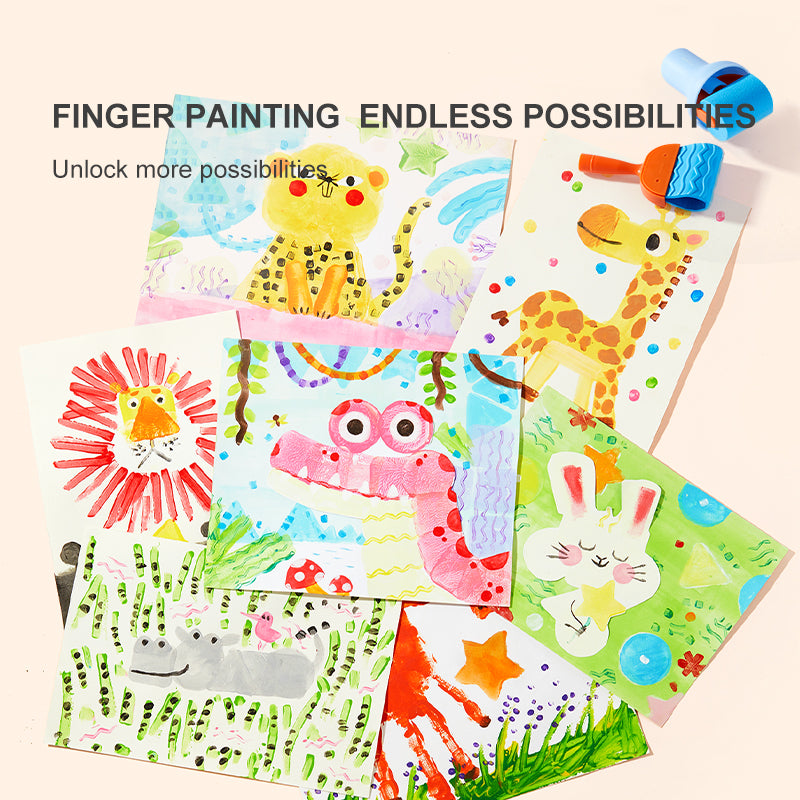 Mideer Set d’outils pour peinture au doigt