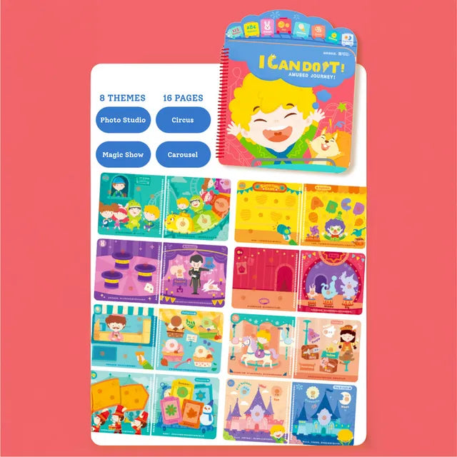 Mideer Livre interactif, Je peux le faire : Voyage Amusant