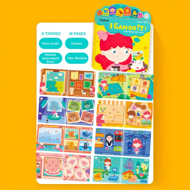 Mideer Livre interactif, Je peux le faire : Idées Amusantes pour la Vie