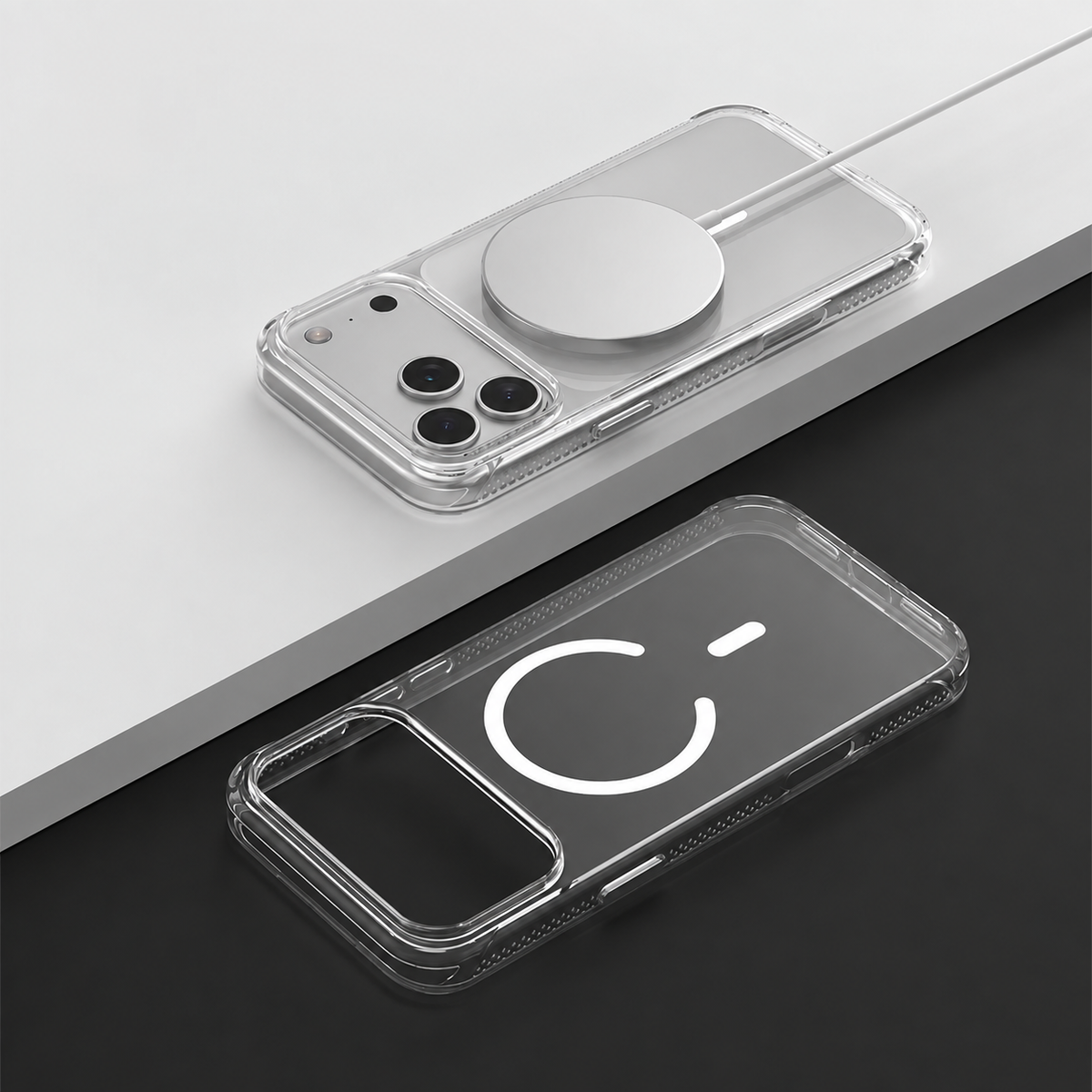 Devia Clear Series, Coque Transparente Magnétique Anti-Jaunissement pour iPhone 18 Pro