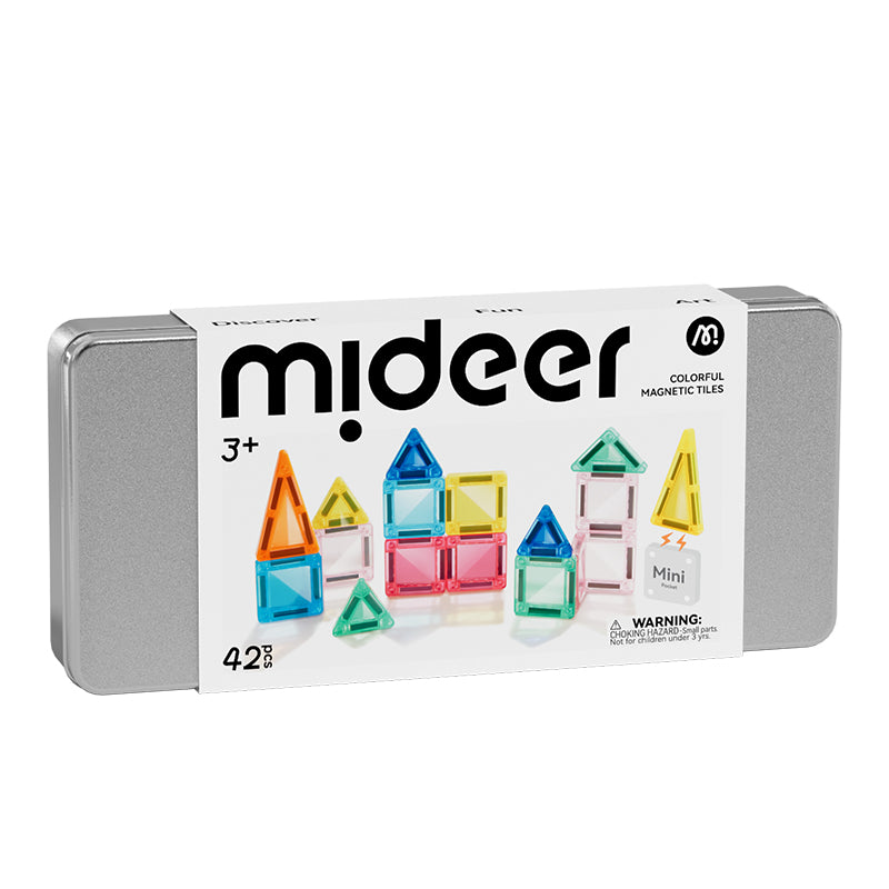 Mideer Mini tuiles magnétiques colorées, format poche