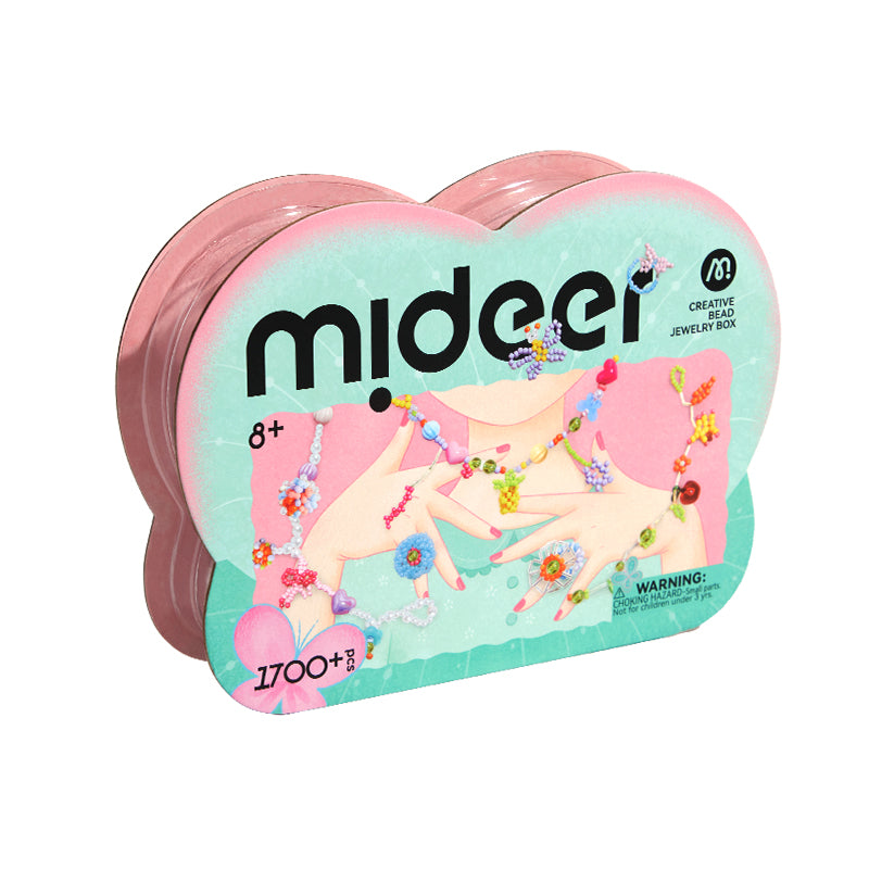 Mideer Coffret Créatif de Bijoux en Perles : Aventure au Jardin