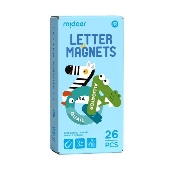 Mideer Lettres Magnétiques : 26 pièces