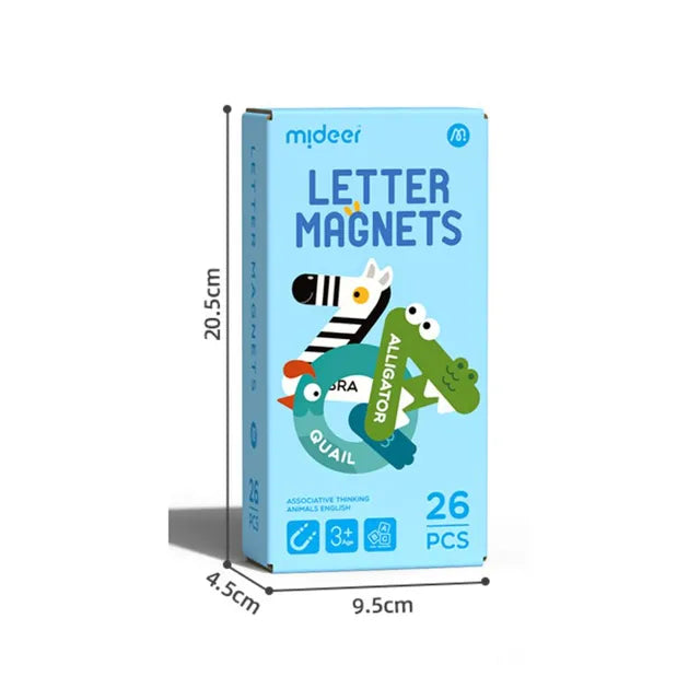 Mideer Lettres Magnétiques : 26 pièces