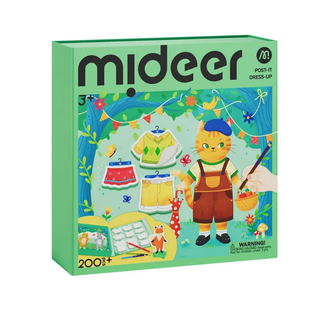 Mideer DIY Post-it Dress-Up, Collage de Costumes : Elfe de la Forêt