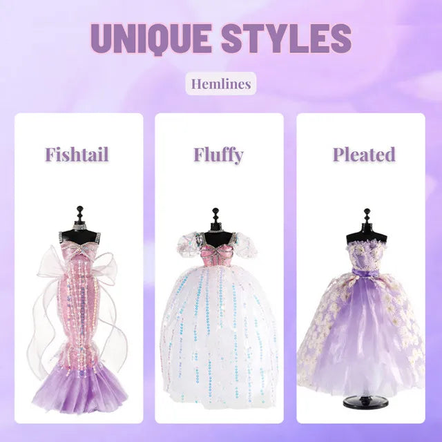Mideer Maison de Création de Mode : Kit DIY pour Créer sa Propre Robe