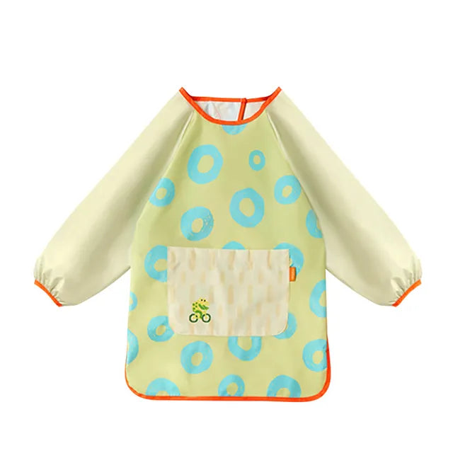 Mideer Tablier d’art imperméable pour enfants, Vert Citron