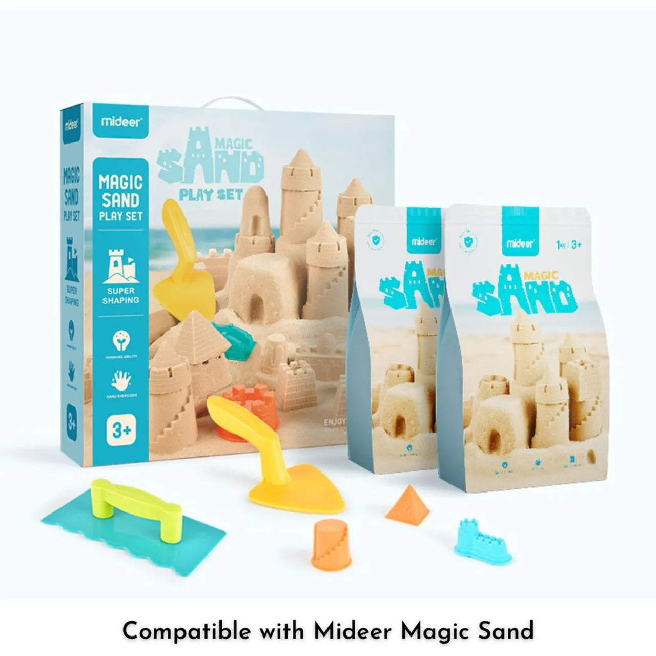 Mideer Set de sable magique Construction