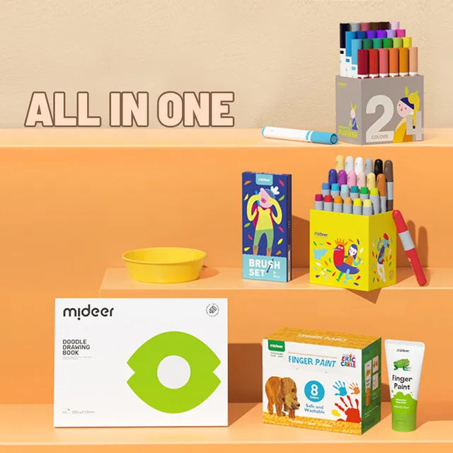Mideer Ma première box artistique, 65 pièces