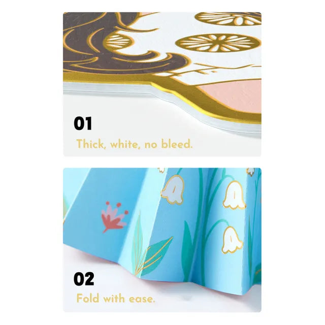 Mideer Cartes de Coloriage en Papier : Mon Défilé de Mode