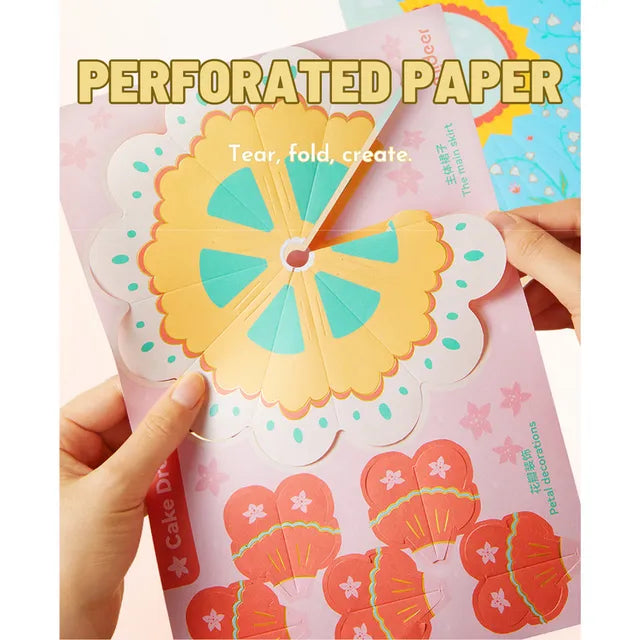 Mideer Cartes de Coloriage en Papier : Mon Défilé de Mode