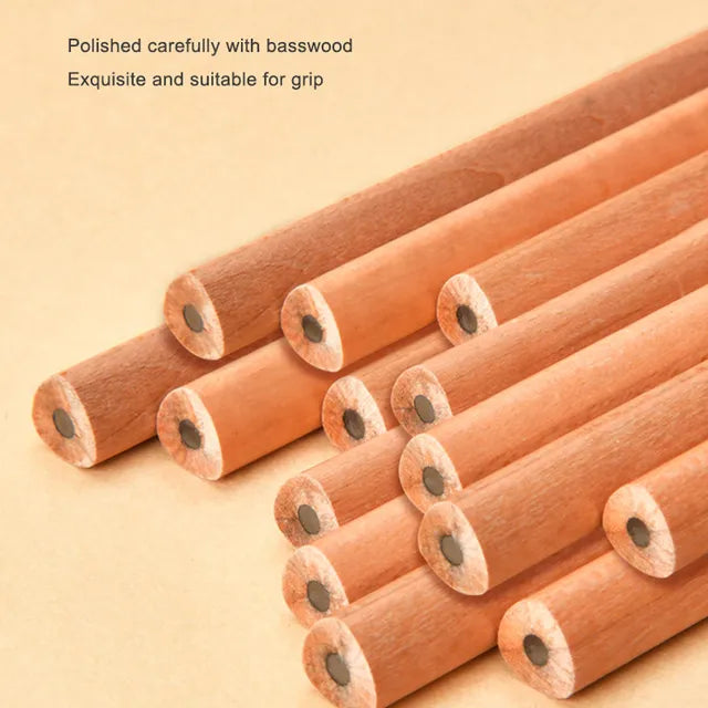 Mideer Crayons triangulaires 4B, 6 pièces