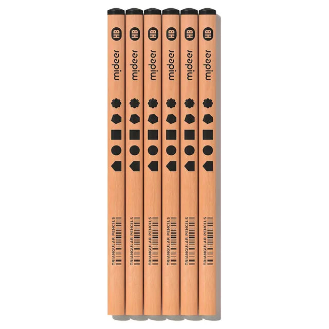 Mideer Crayons triangulaires HB, 30 pièces