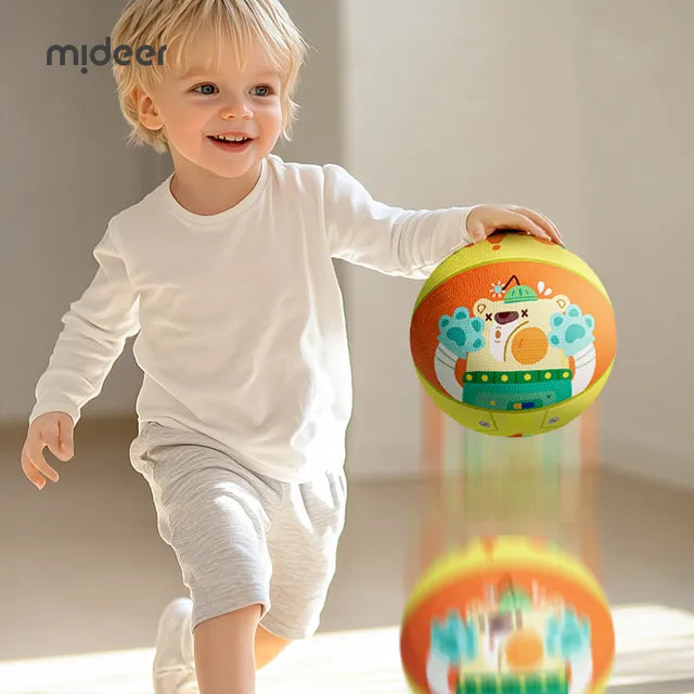 Mideer Ballon de Basket pour enfants taille 5 : Bear Warrior
