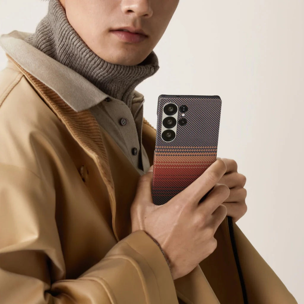 PITAKA Coque tissée tactile pour Samsung Galaxy S25 Ultra