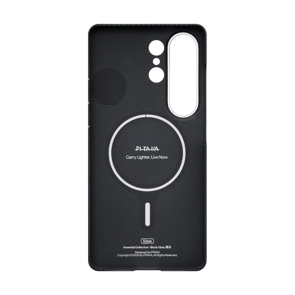 PITAKA Coque Ultra Mince pour Samsung Galaxy S26 Ultra Black/Grey avec (Bouton Aaron)