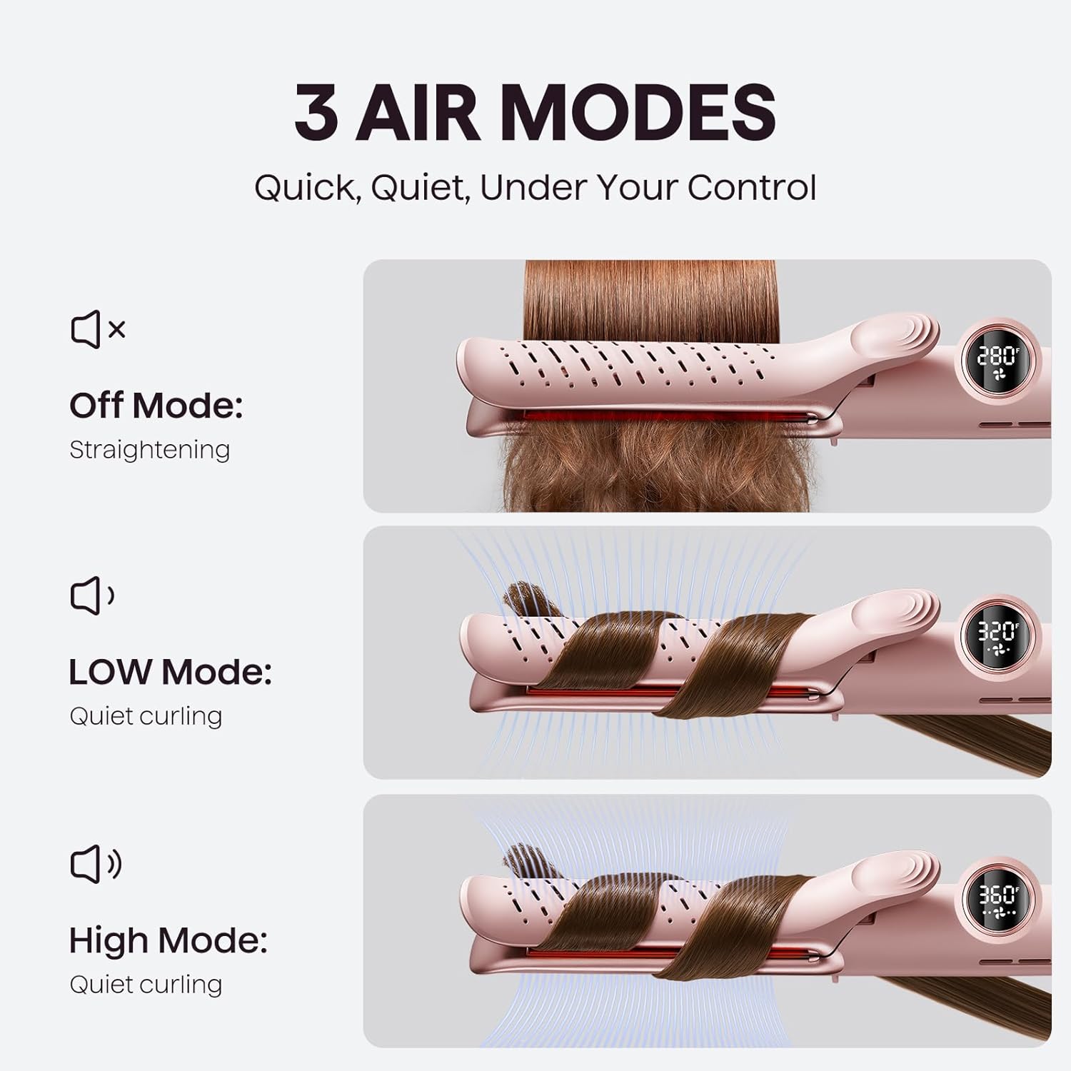 Wavytalk Whirlwind Pro Styler à Air Amélioré, Fer à Boucler et Fer à Lisser