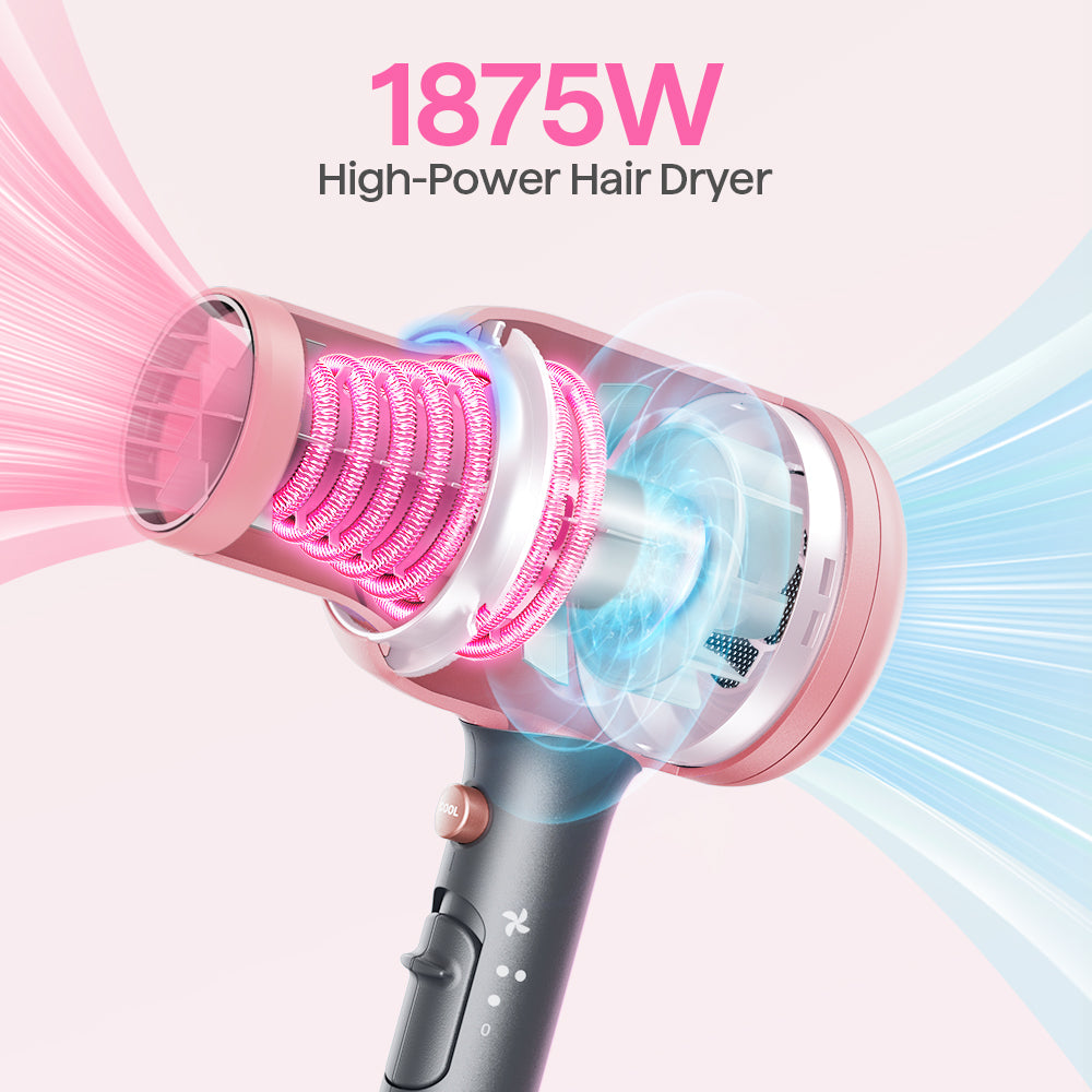 Wavytalk BlownAway Sèche Cheveux  pour Cheveux Bouclés avec Diffuseur