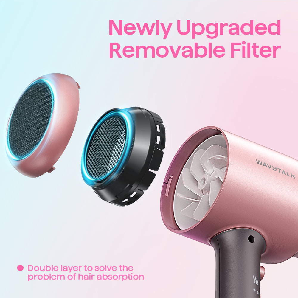 Wavytalk BlownAway Sèche Cheveux  pour Cheveux Bouclés avec Diffuseur