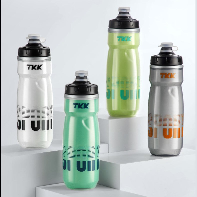 TKK Bouteille de Sport pour Vélo 710ml, résistante au froid, verrouillable et facile à presser