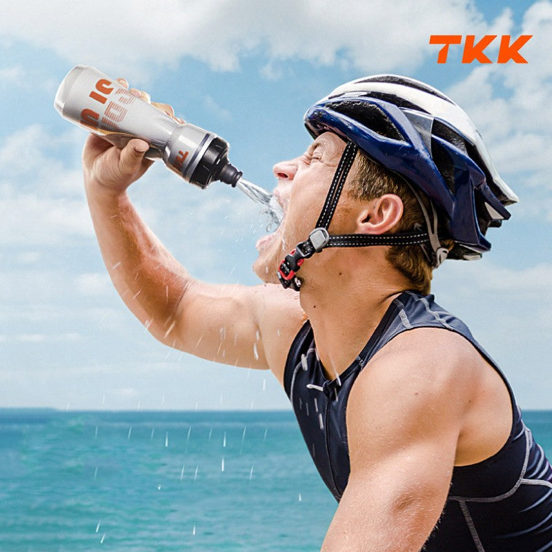 TKK Bouteille de Sport pour Vélo 710ml, résistante au froid, verrouillable et facile à presser