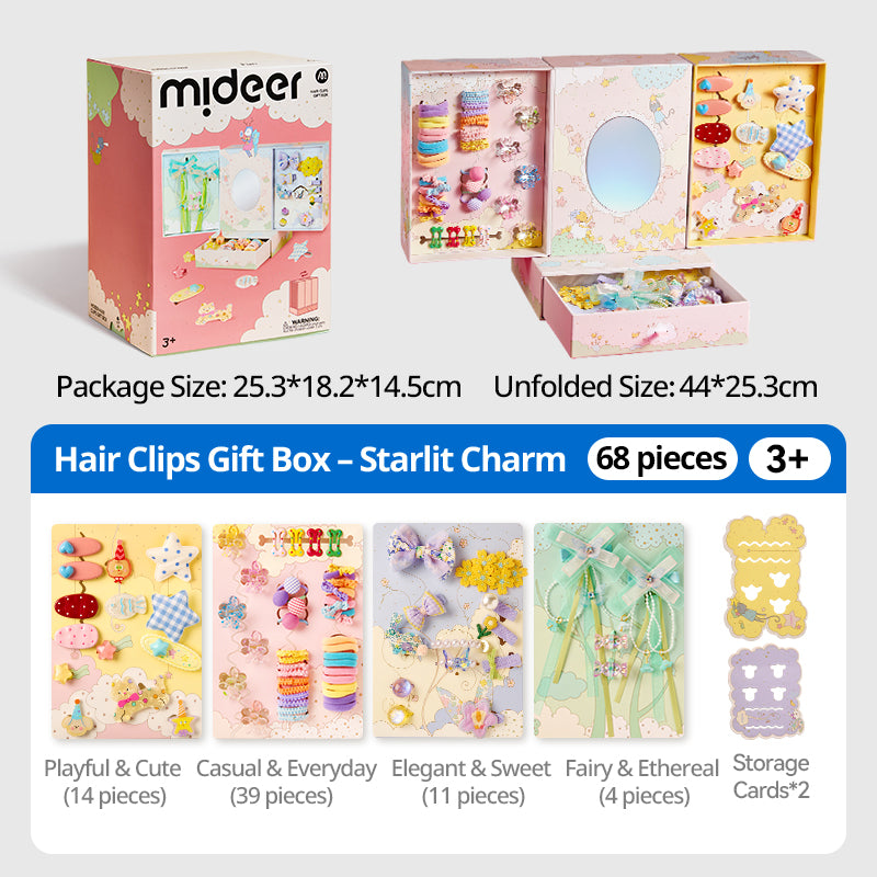 Mideer Coffret de Barrettes : Éclat Étoilé
