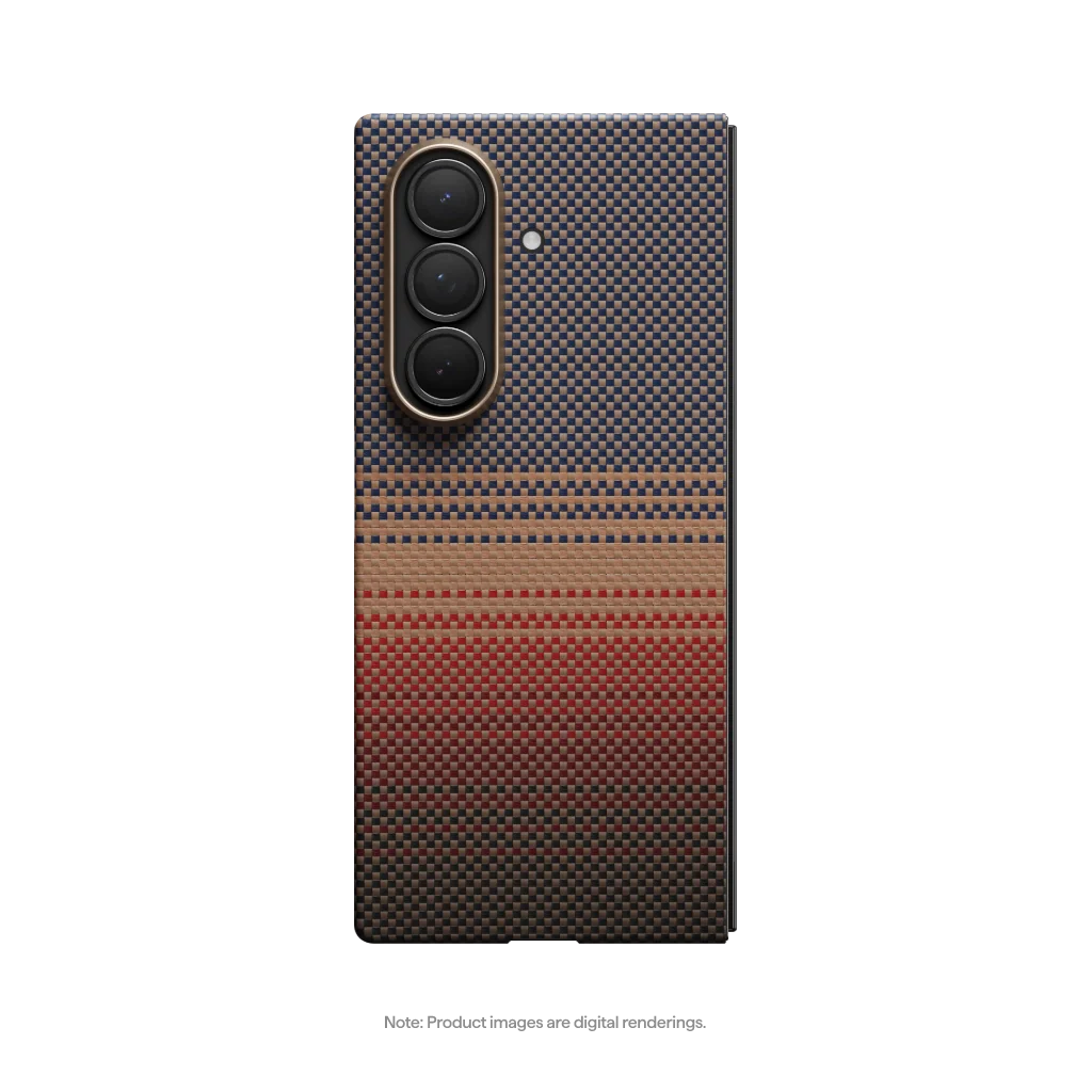 PITAKA Coque Ultra Mince pour Samsung Galaxy Z Fold7 Sunset