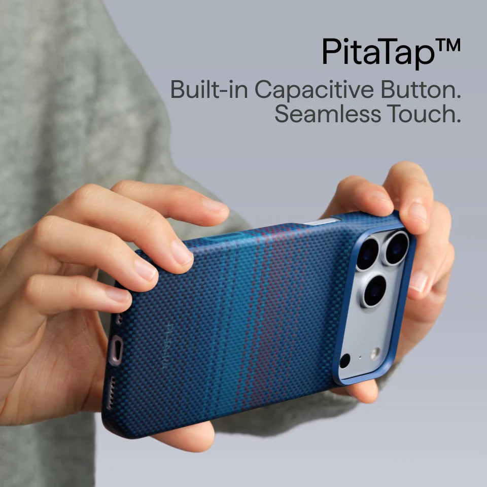 PITAKA Coque Edge pour iPhone 18 Pro Max Midnight (PitaTap™)