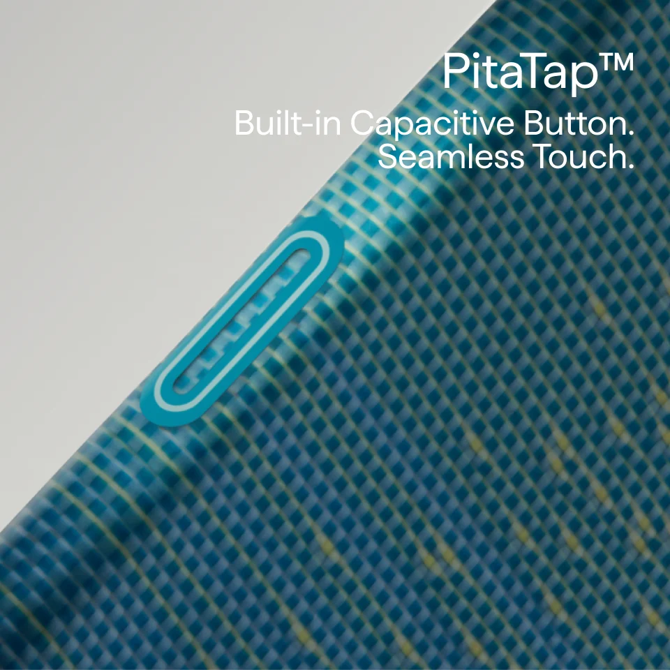 PITAKA Coque Edge pour iPhone 18 Pro Max Lucid Blue (PitaTap™)