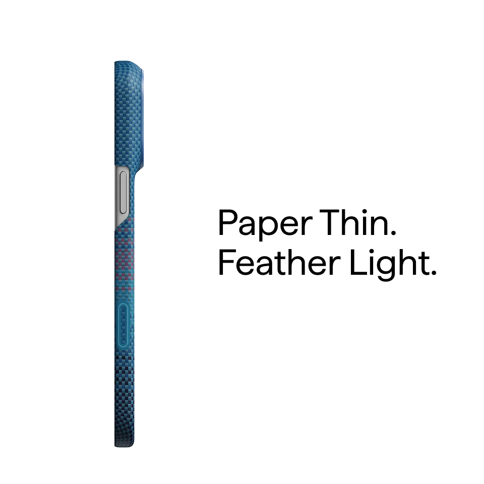 PITAKA Coque Edge pour iPhone 18 Pro Max Midnight (PitaTap™)