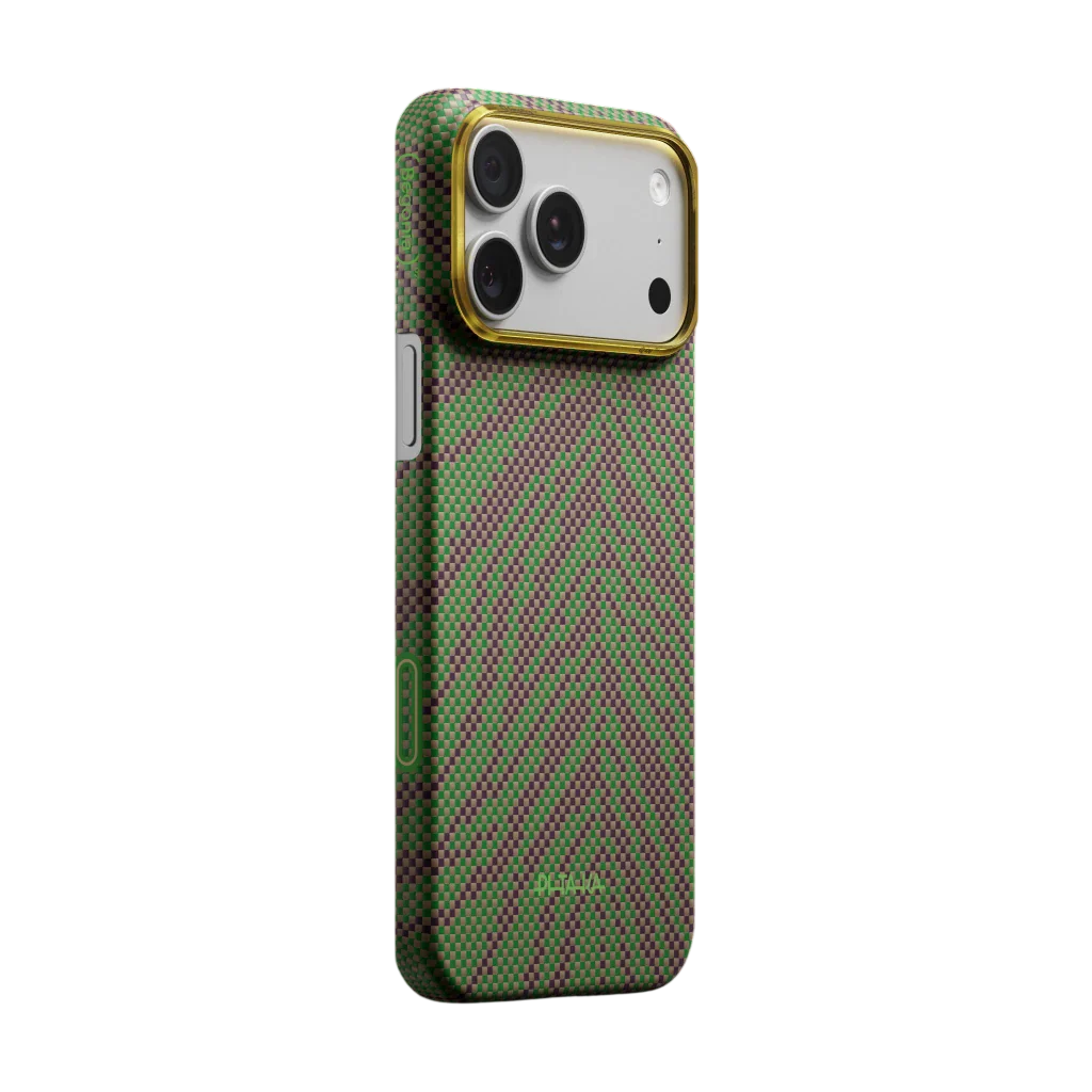 PITAKA Coque Ultra Mince pour iPhone 17 Pro Max Sprout Surge avec (PitaTap™)