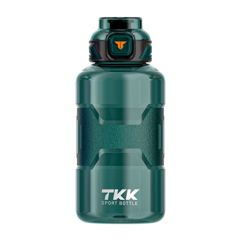 TKK Gourde 1500ml en Tritan, Design Moderne avec Paille, sans BPA