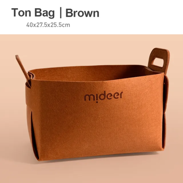 Mideer Sac de Rangement pour Jouets — Marron