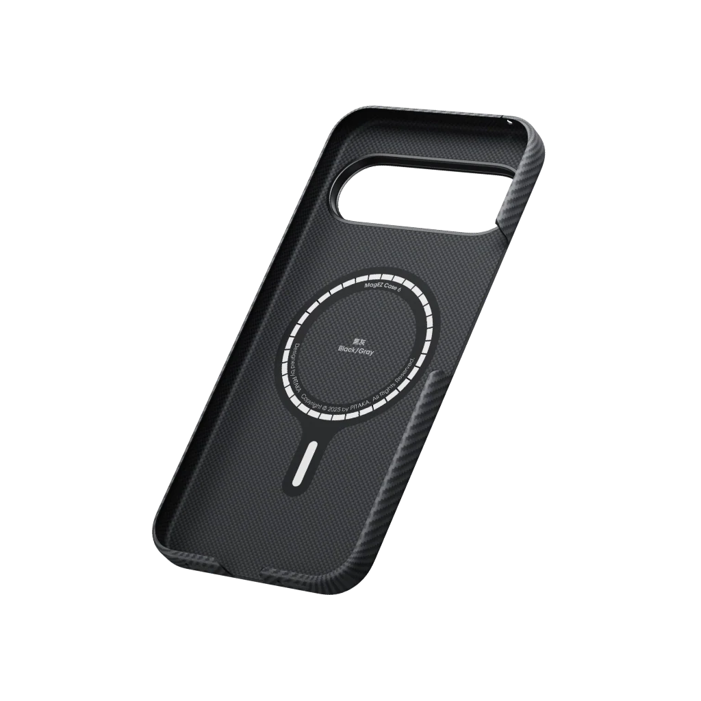 PITAKA Coque Ultra Mince pour Google Pixel 10 Pro Black/Grey