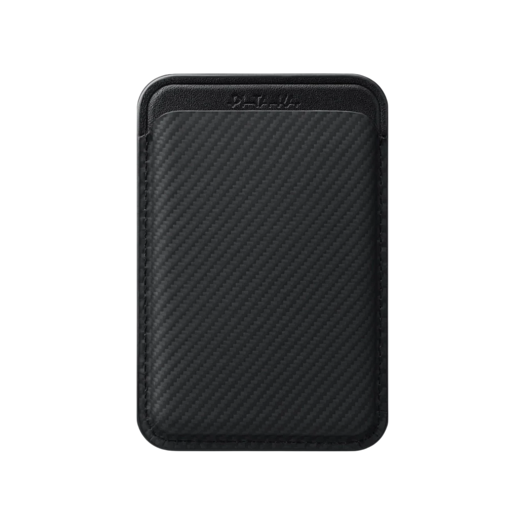 PITAKA Porte Cartes Magnétique Tissé Black/Grey